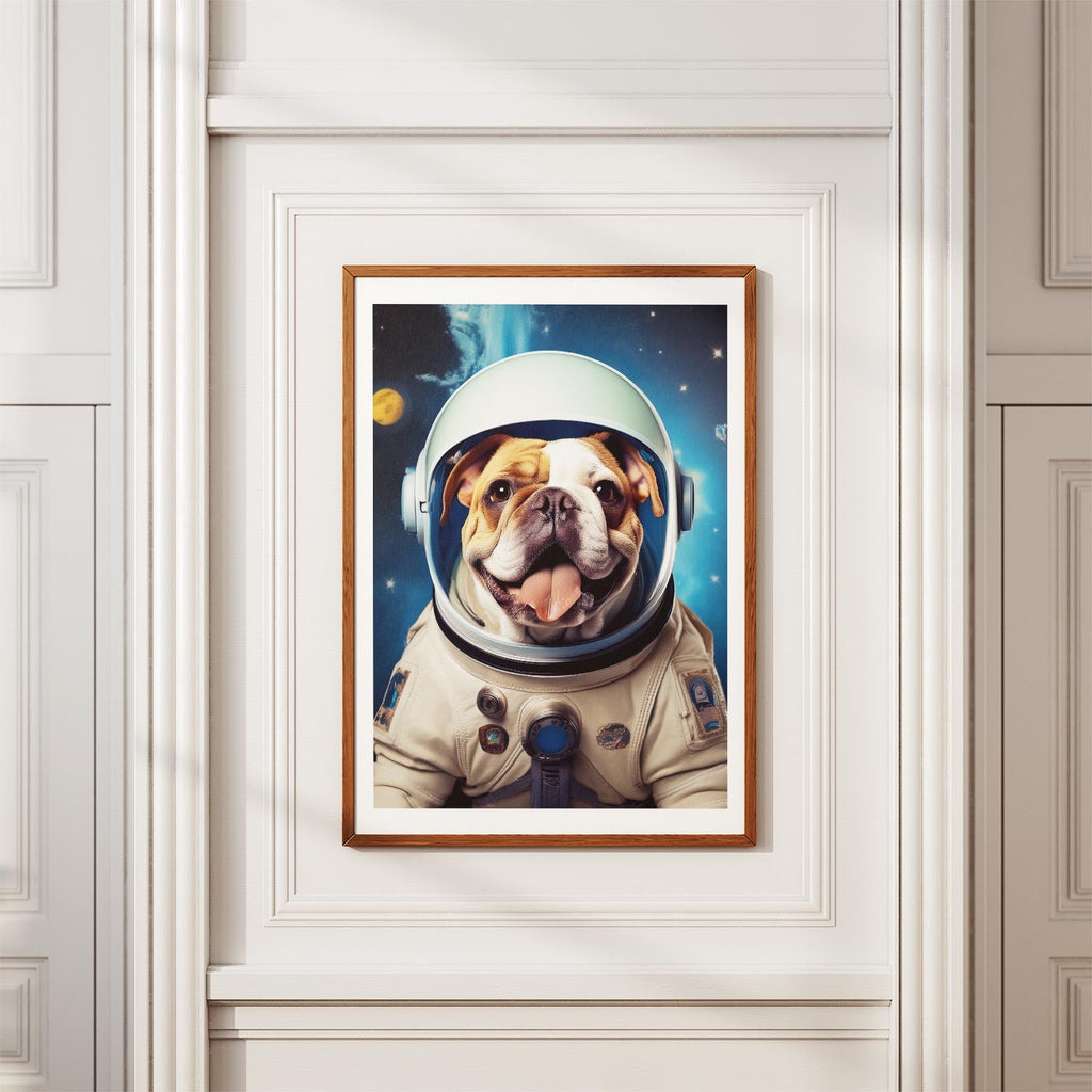 Bulldog Astronaut Dog Series image 3