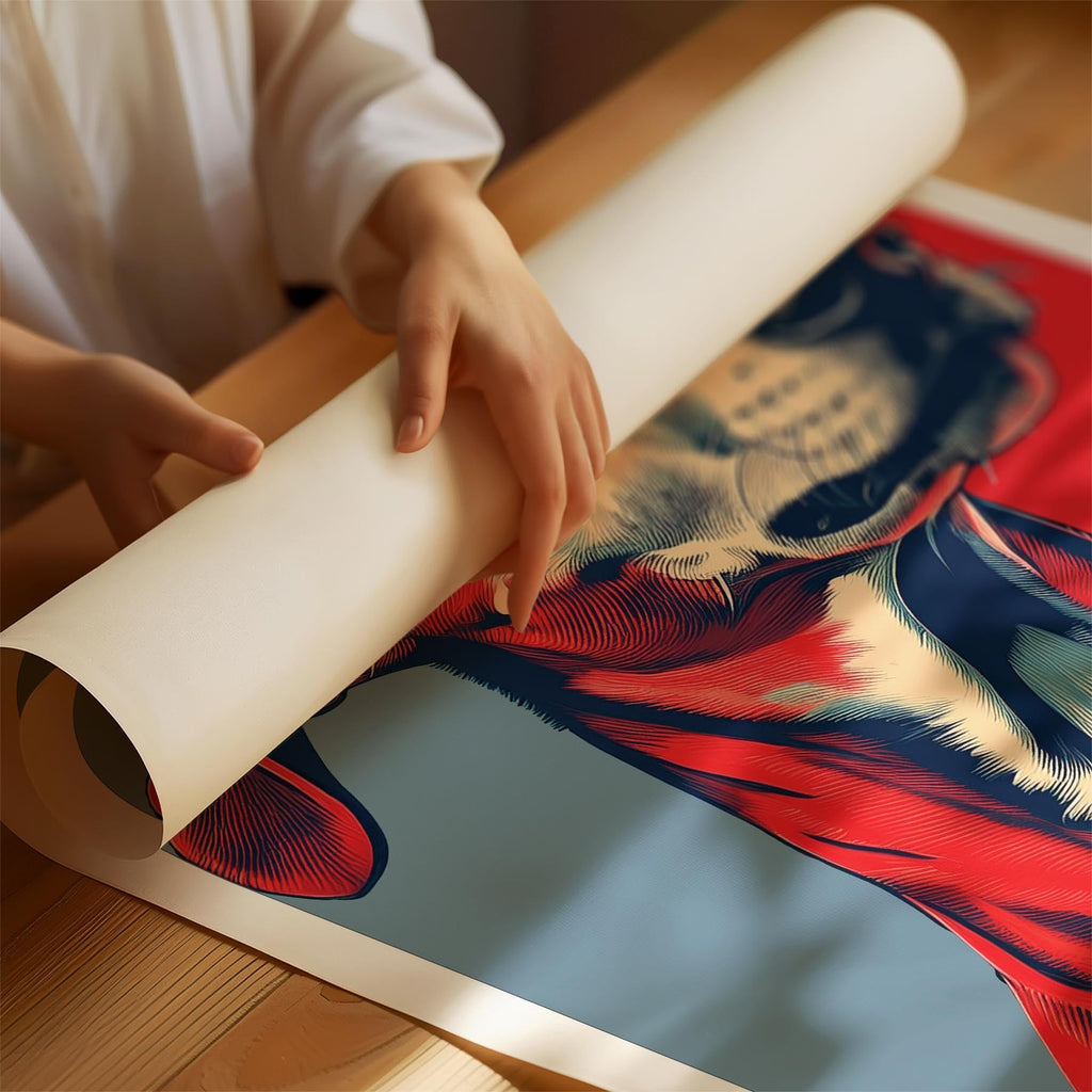 Greyhound LOVE Series Inspired by the Obama Poster image 1