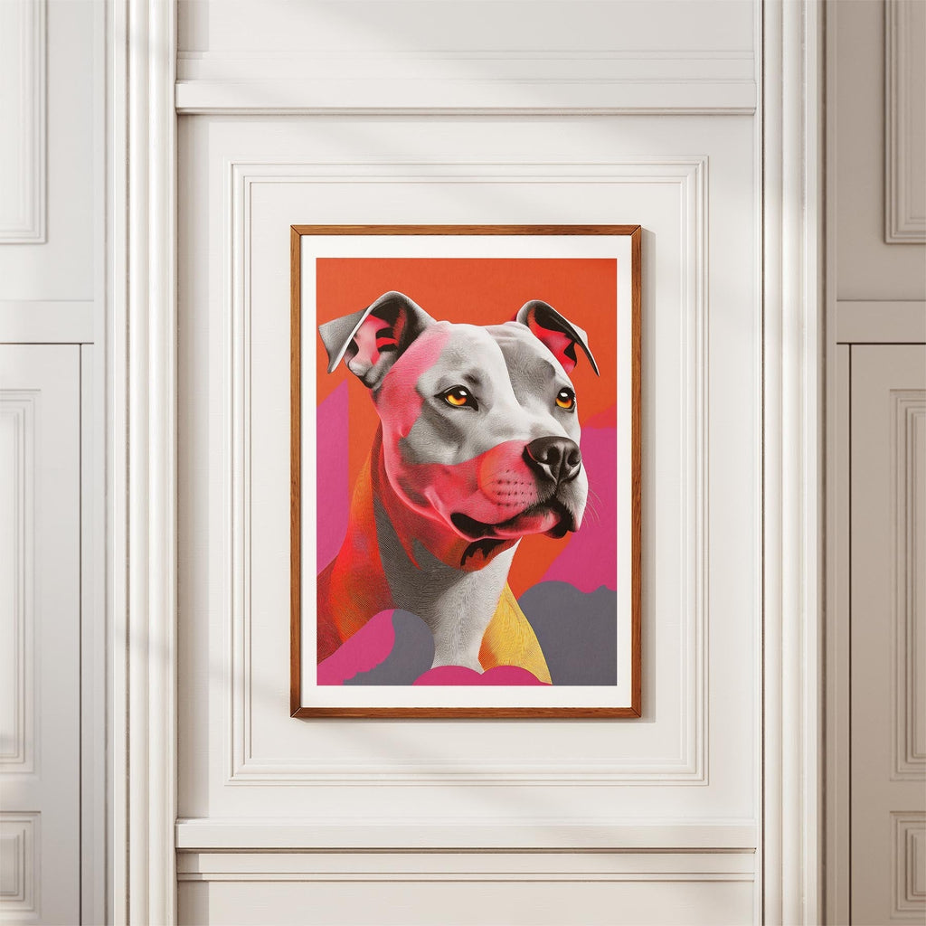 Staffordshire Bull Terrier Modern Pop Dog Series image 3