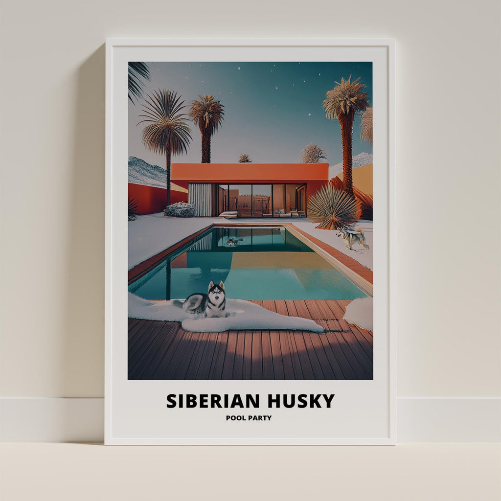 Siberian Husky Pool Party image 13