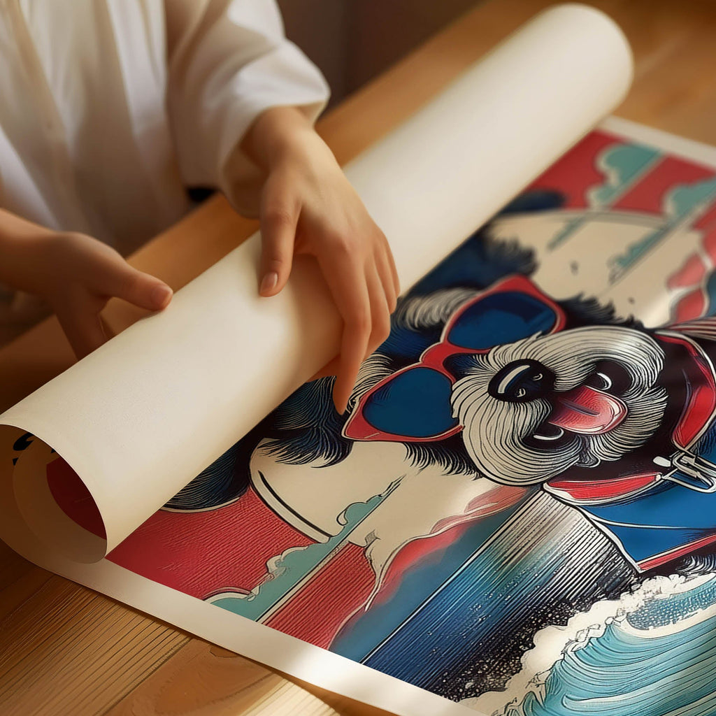 Miniature Schnauzer Hokosai Surfer Dogs 1 image 3