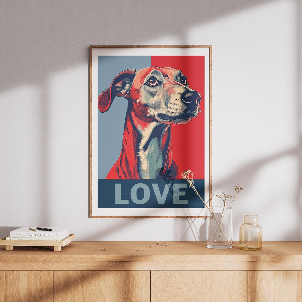 Greyhound LOVE Series Inspired by the Obama Poster image 8