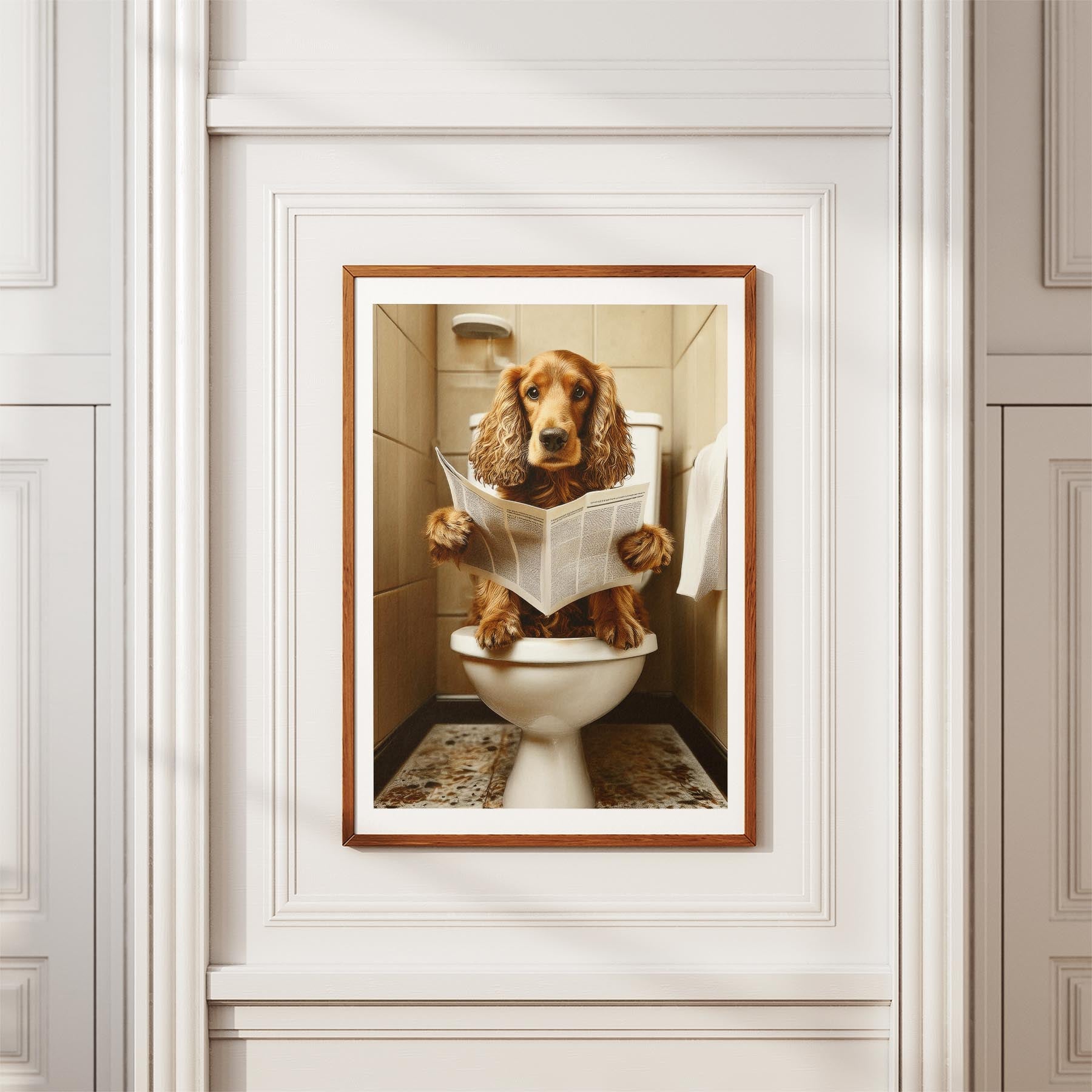 Cocker Spaniel Toilet Humour Dog Series 3 image 3