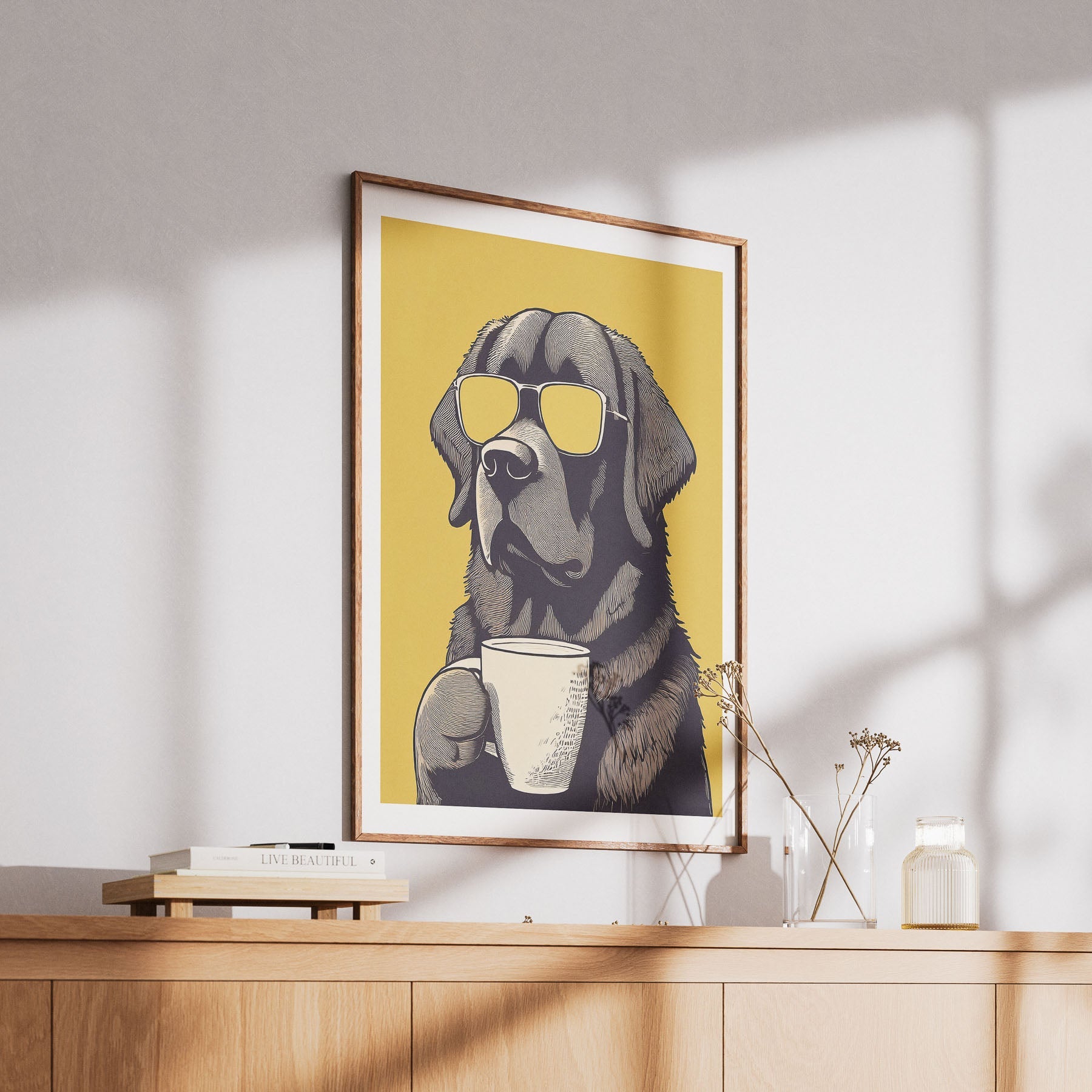 Newfoundland Chillin Coffee Dog image 6