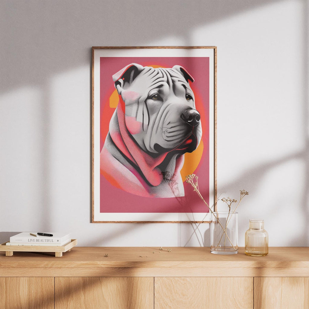 Shar Pei Modern Pop Dog Series image 8