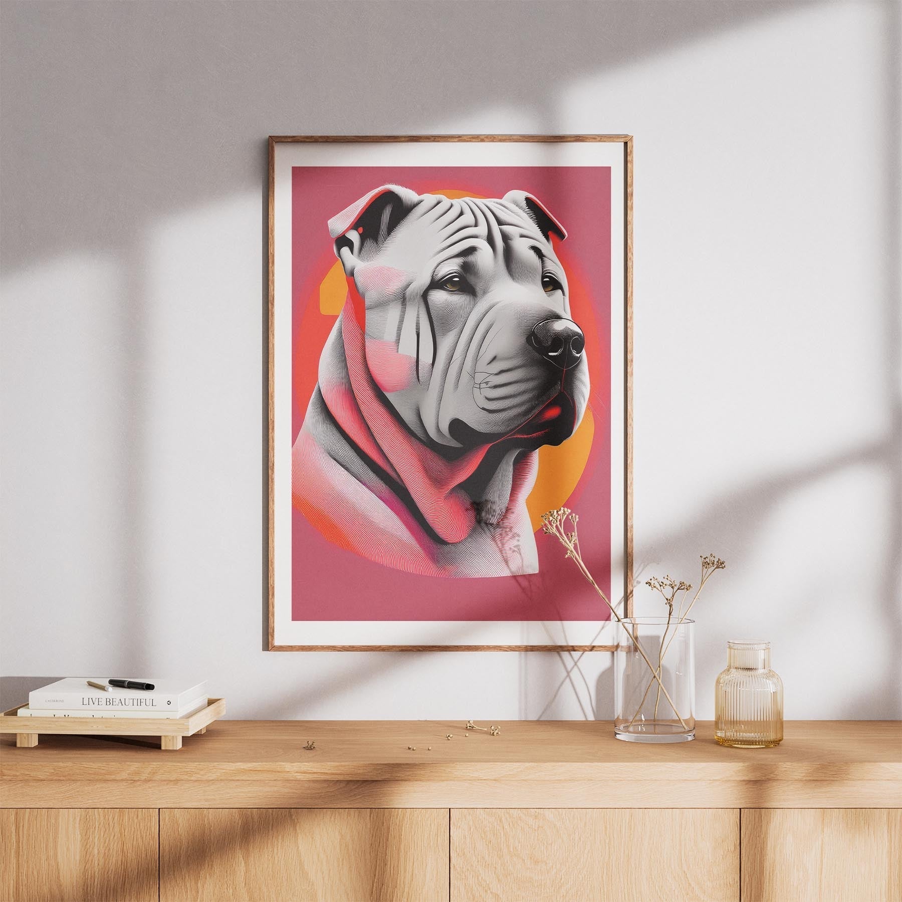 Shar Pei Modern Pop Dog Series image 8