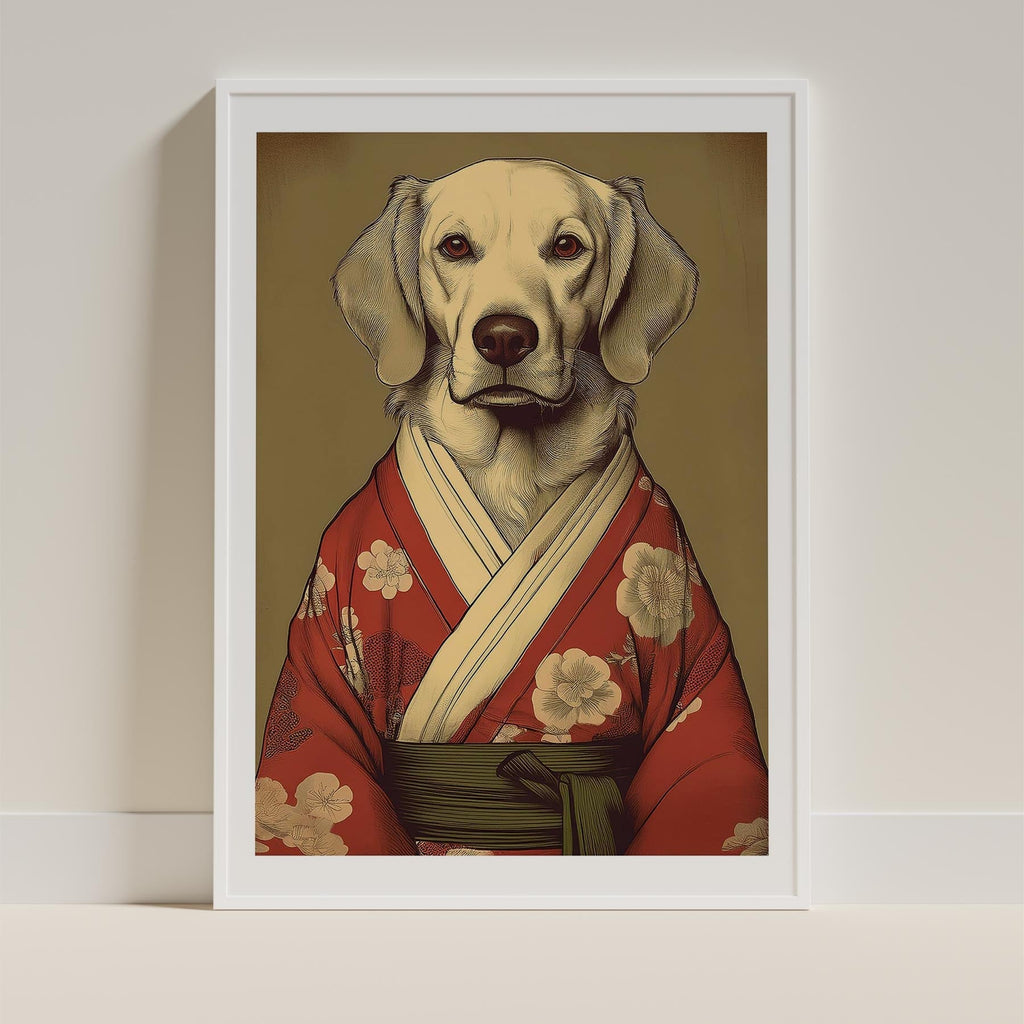 Golden Retriever Japanse Kimono Dog Series image 9