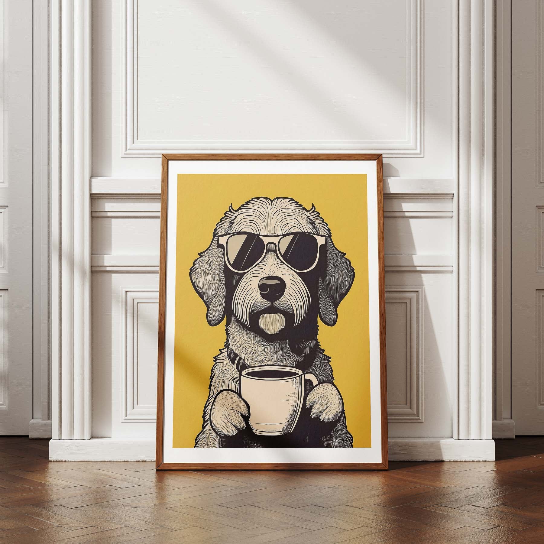 Labradoodle 3R Chillin Coffee Dog image 4