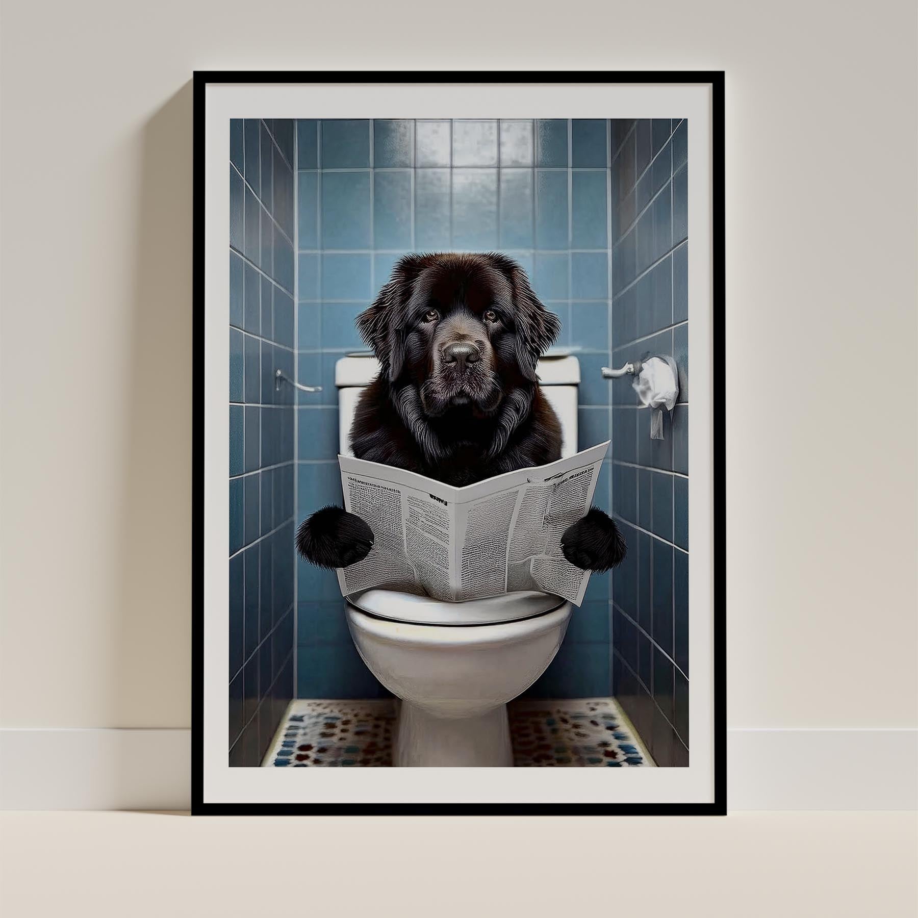 Newfoundland Toilet Humour Dog Series 2 image 0