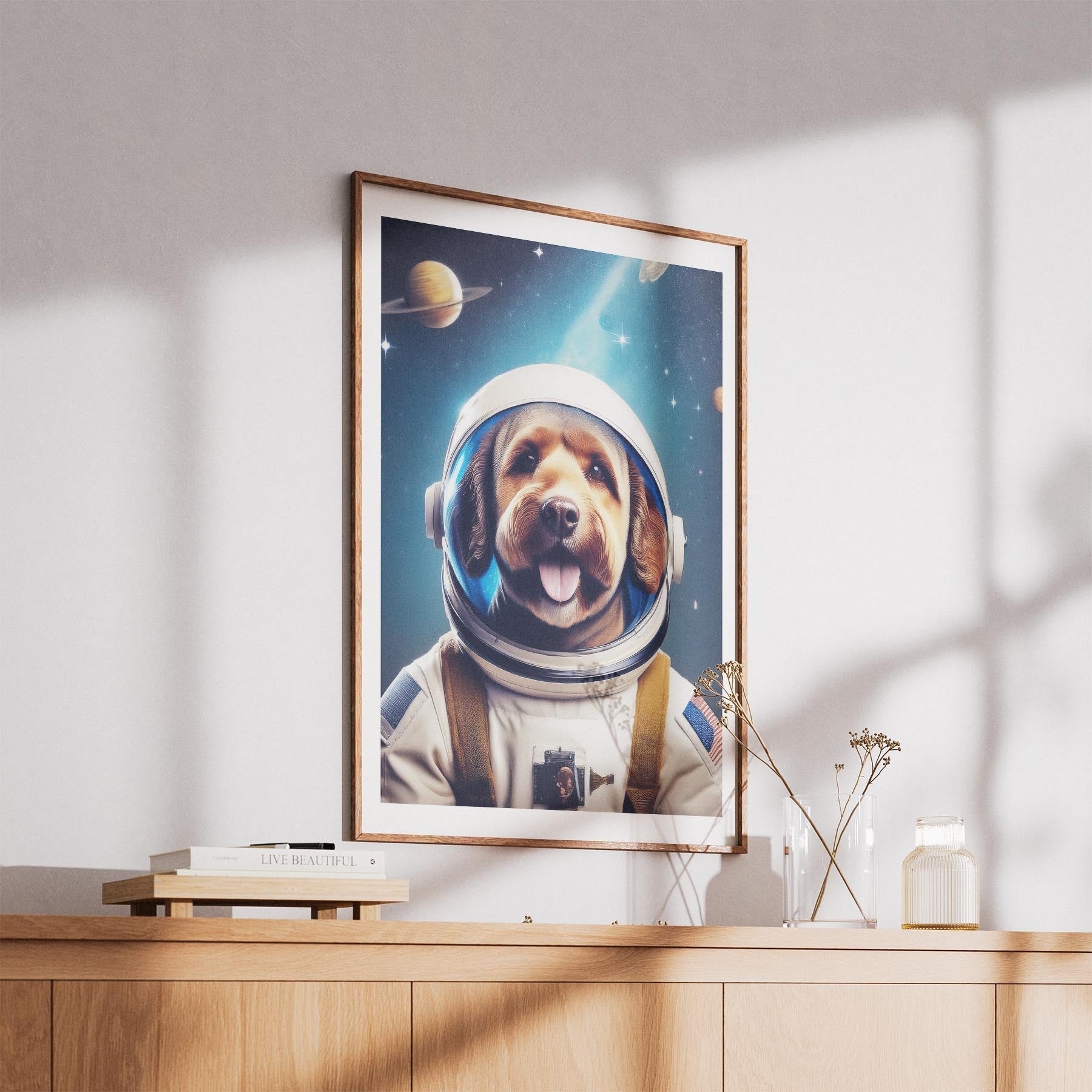 Spanish Water Dog Astronaut Dog Series image 5