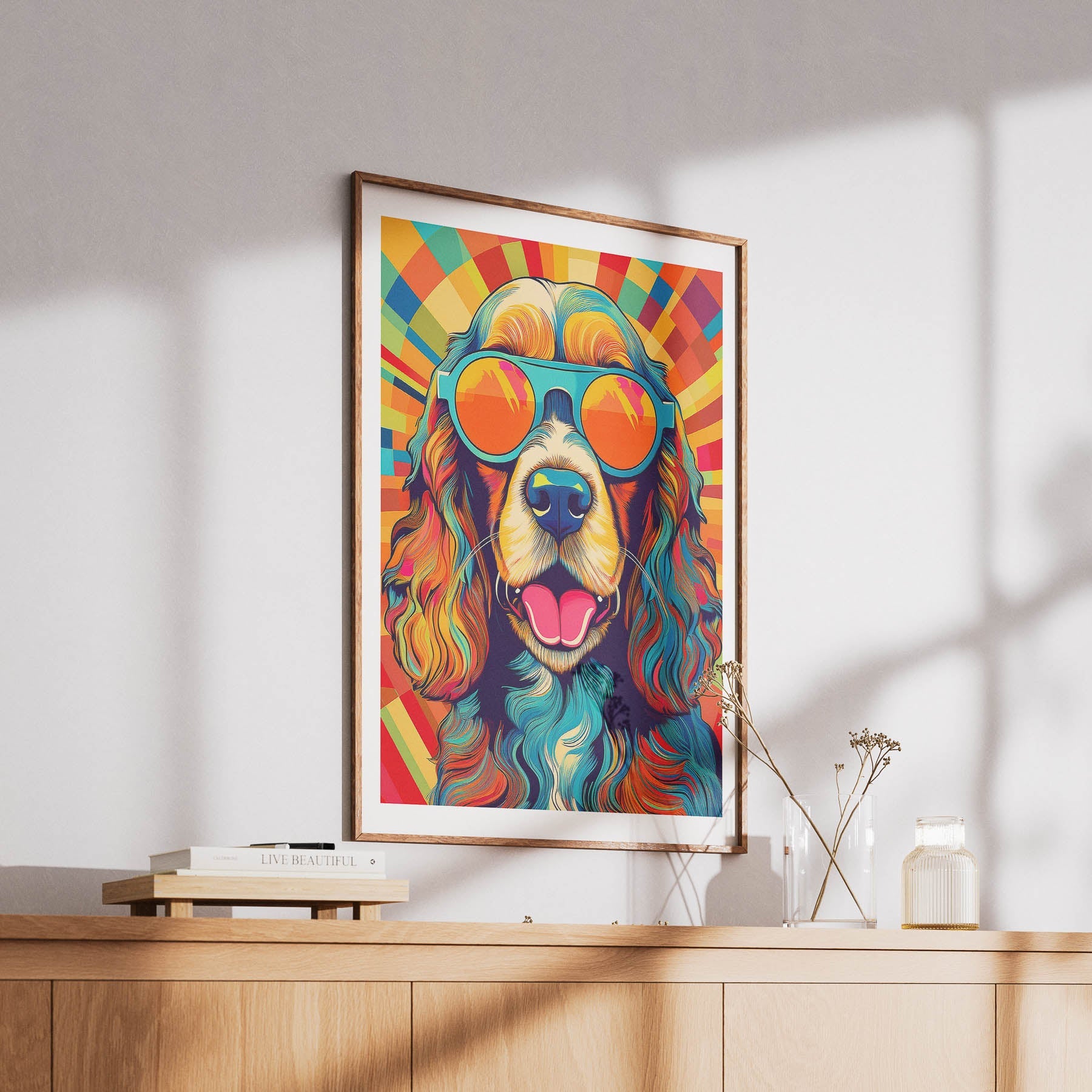 Cocker Spaniel In Colourful Sunnies 1 image 6