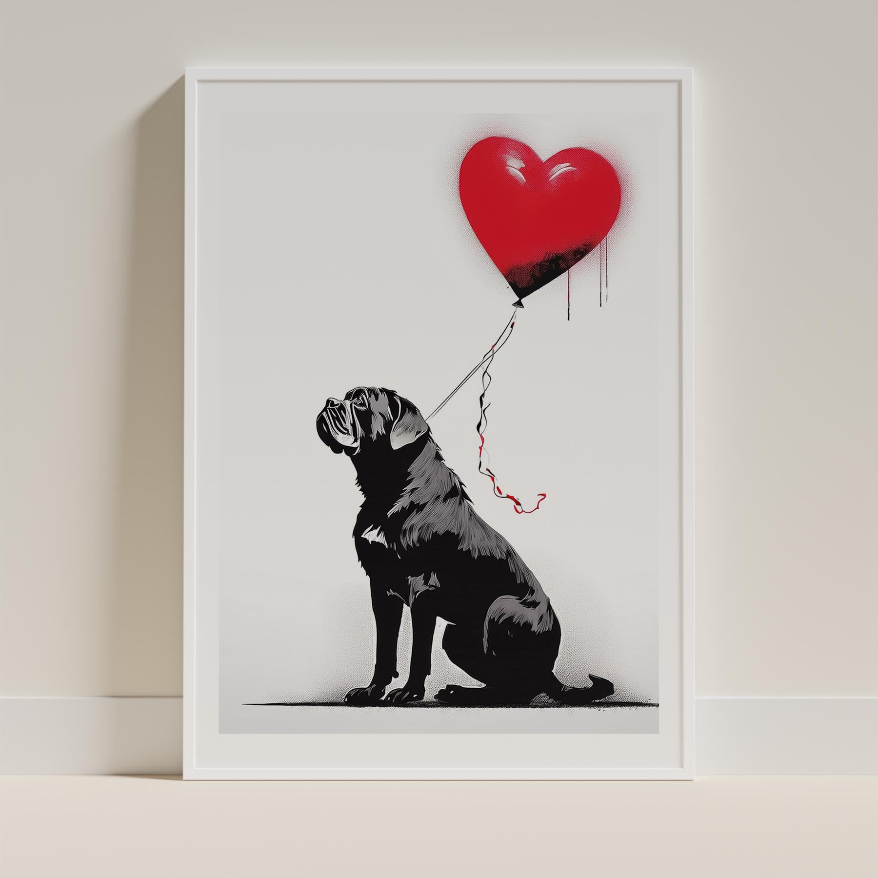 Mastiff DOGSY Series inspired by the Art of Banksy image 9