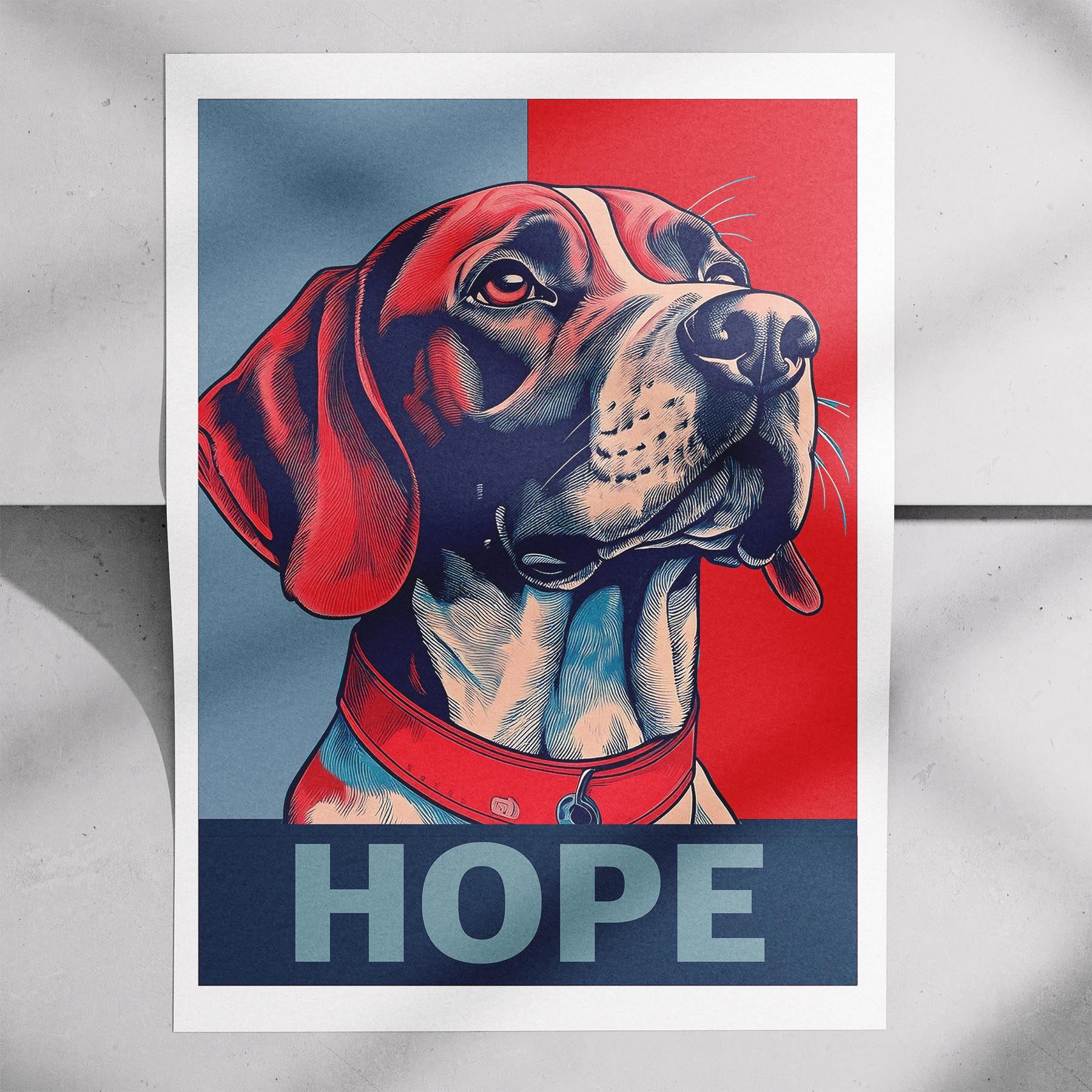 English Pointer HOPE Series Inspired by the Obama Poster image 7