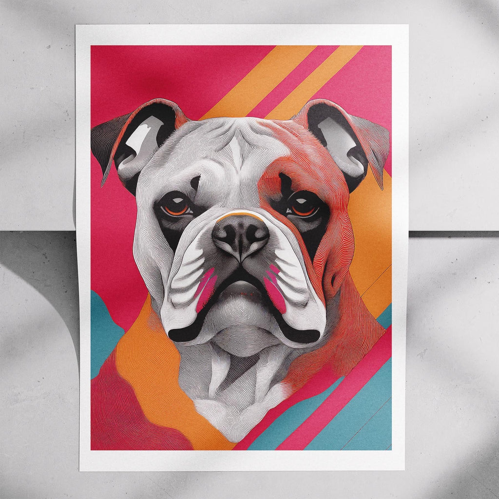 Bulldog Modern Pop Dog Series image 7