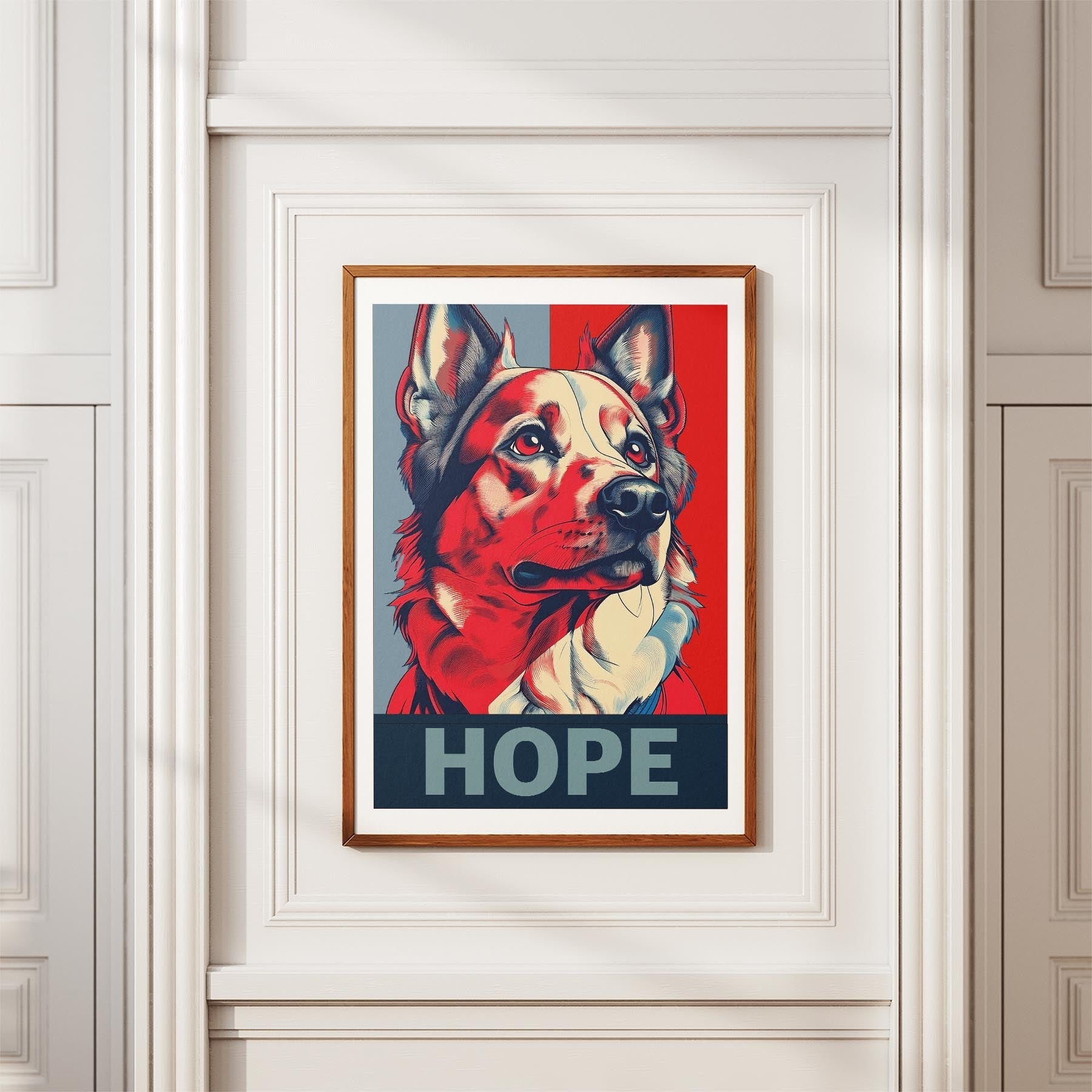 German Spitz HOPE Series Inspired by the Obama Poster image 3