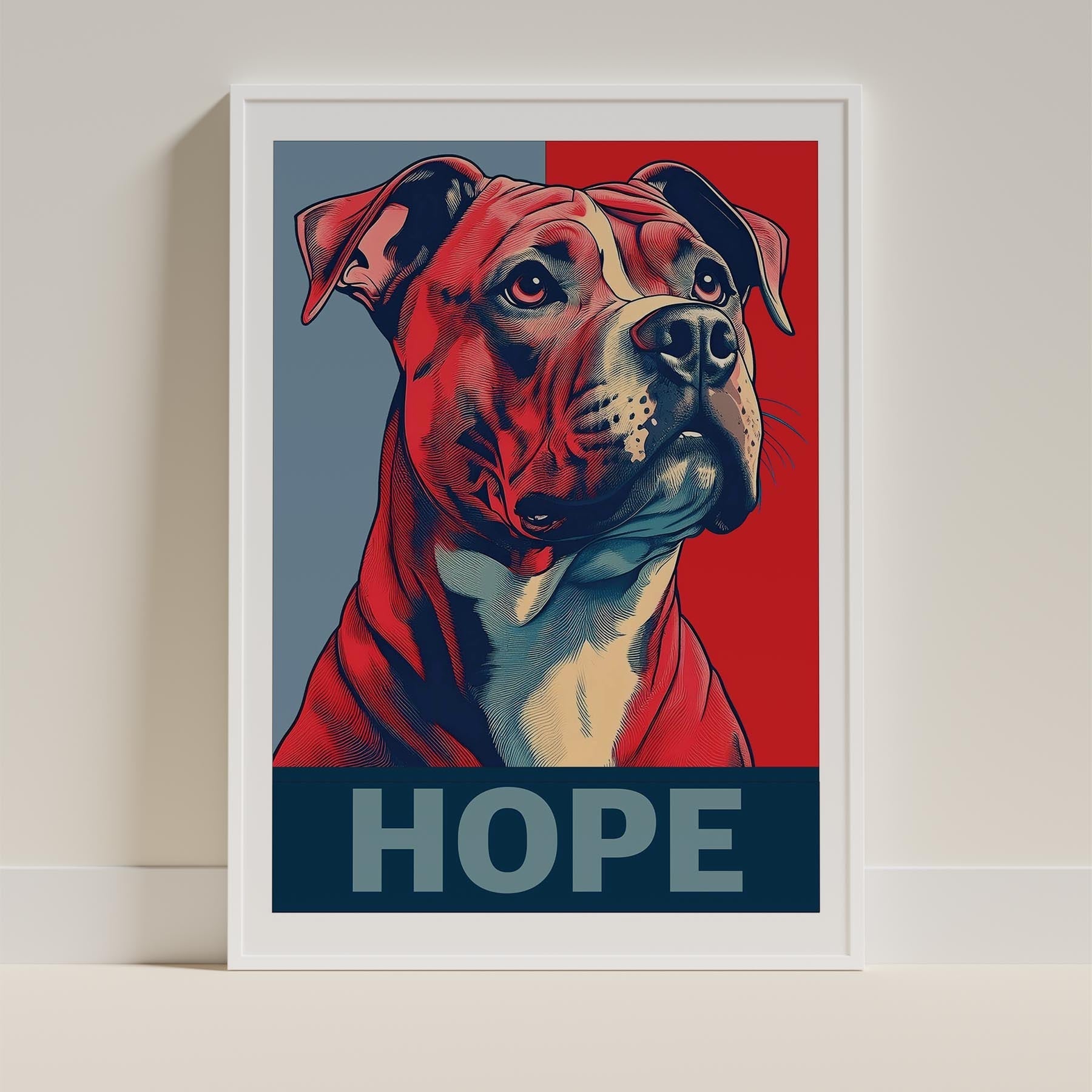 American Pitbull Terrier HOPE Series Inspired by the Obama Poster image 9