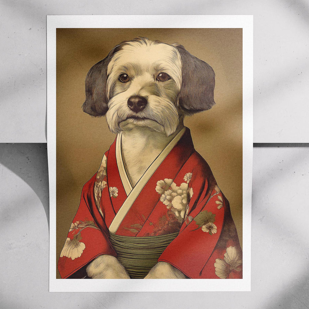 Australian Silky Terrier Japanse Kimono Dog Series image 7