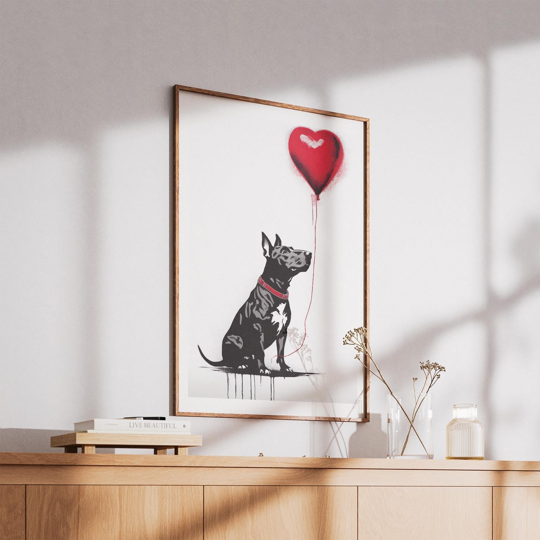 Bull Terrier DOGSY Series inspired by the Art of Banksy image 5