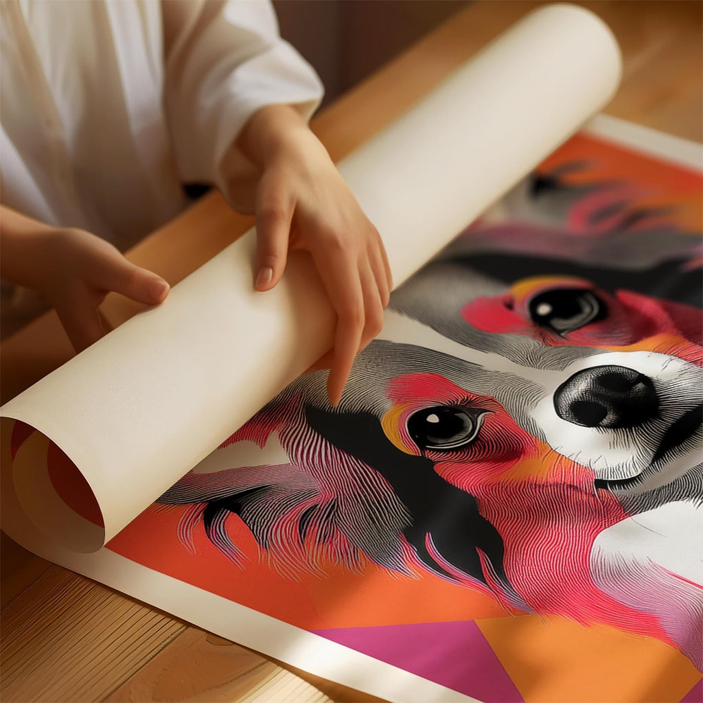 Papillon Modern Pop Dog Series image 1