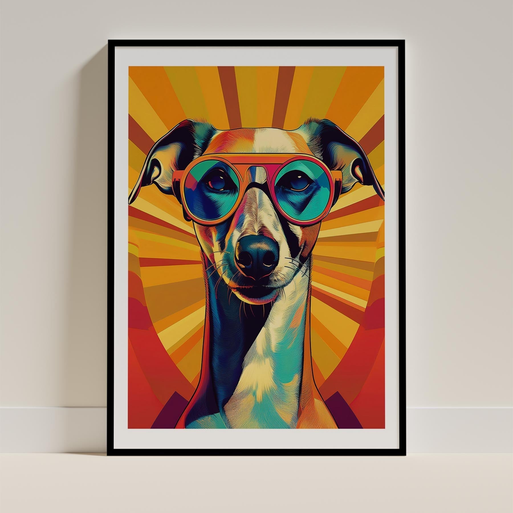 Grayhound In Colourful Sunnies 3 image 12