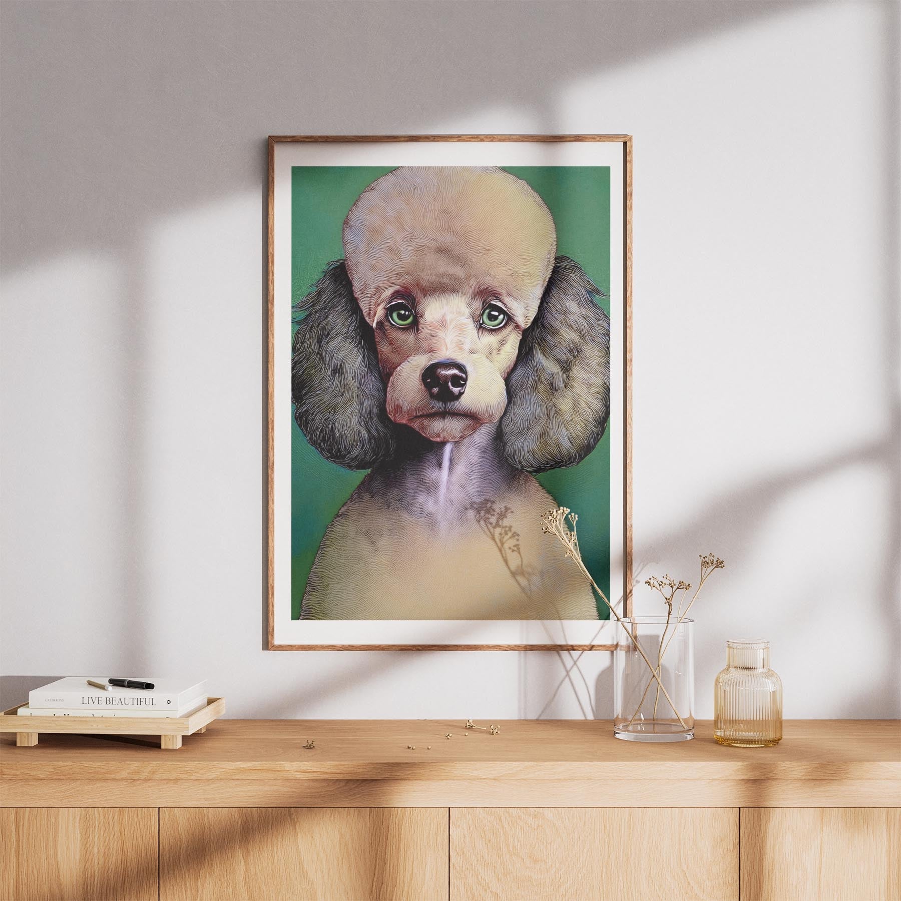Poodle Green Painted Series image 8