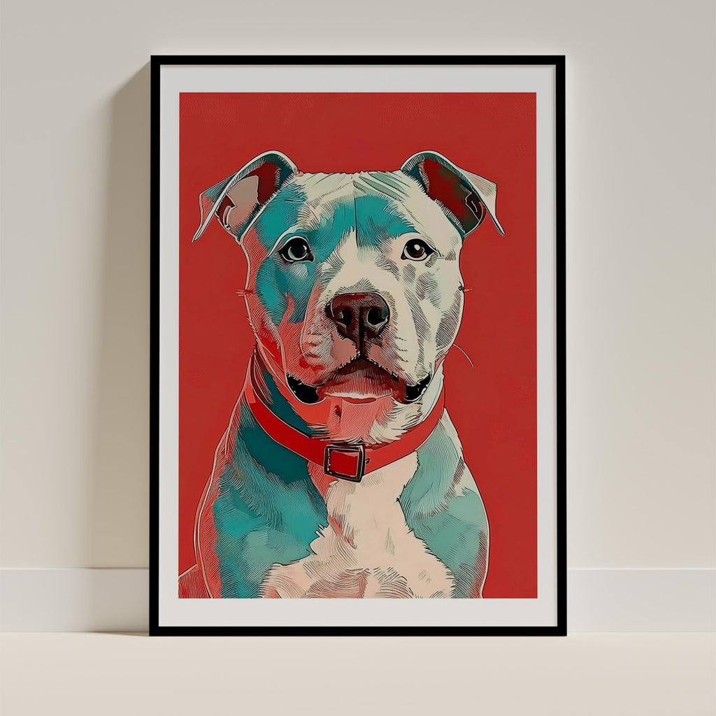 Staffordshire Bull Terrier Red Dog Series image 0