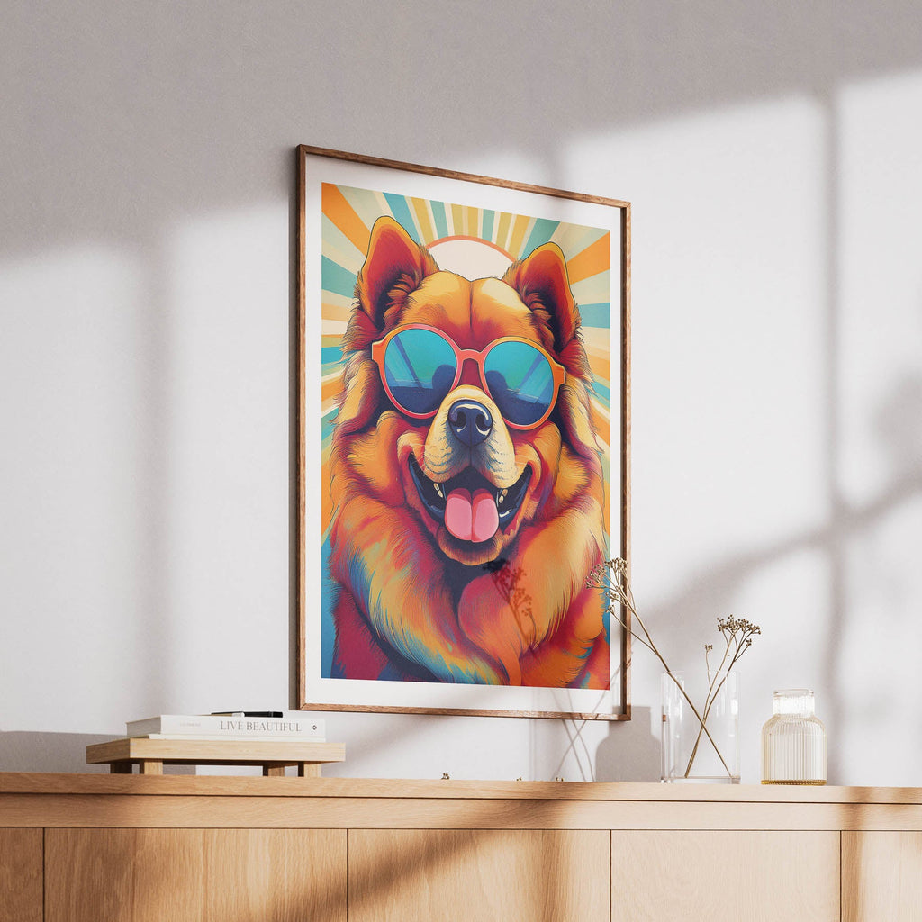 Chow Chow In Colourful Sunnies 1 image 6