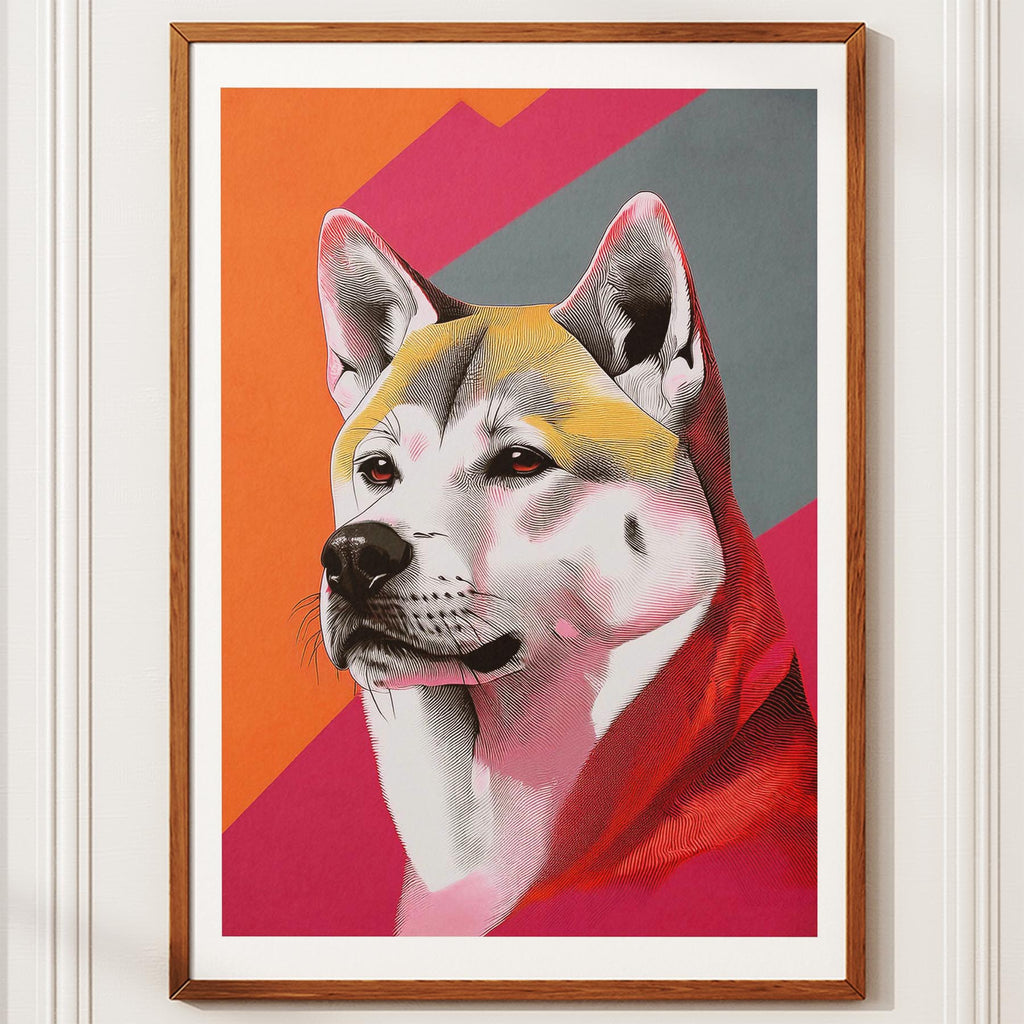 Akita Inu Modern Pop Dog Series image 10