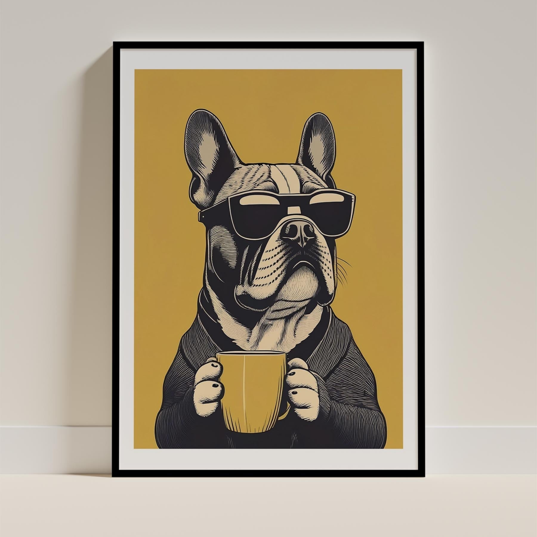 Bulldog Chillin Coffee Dog image 11