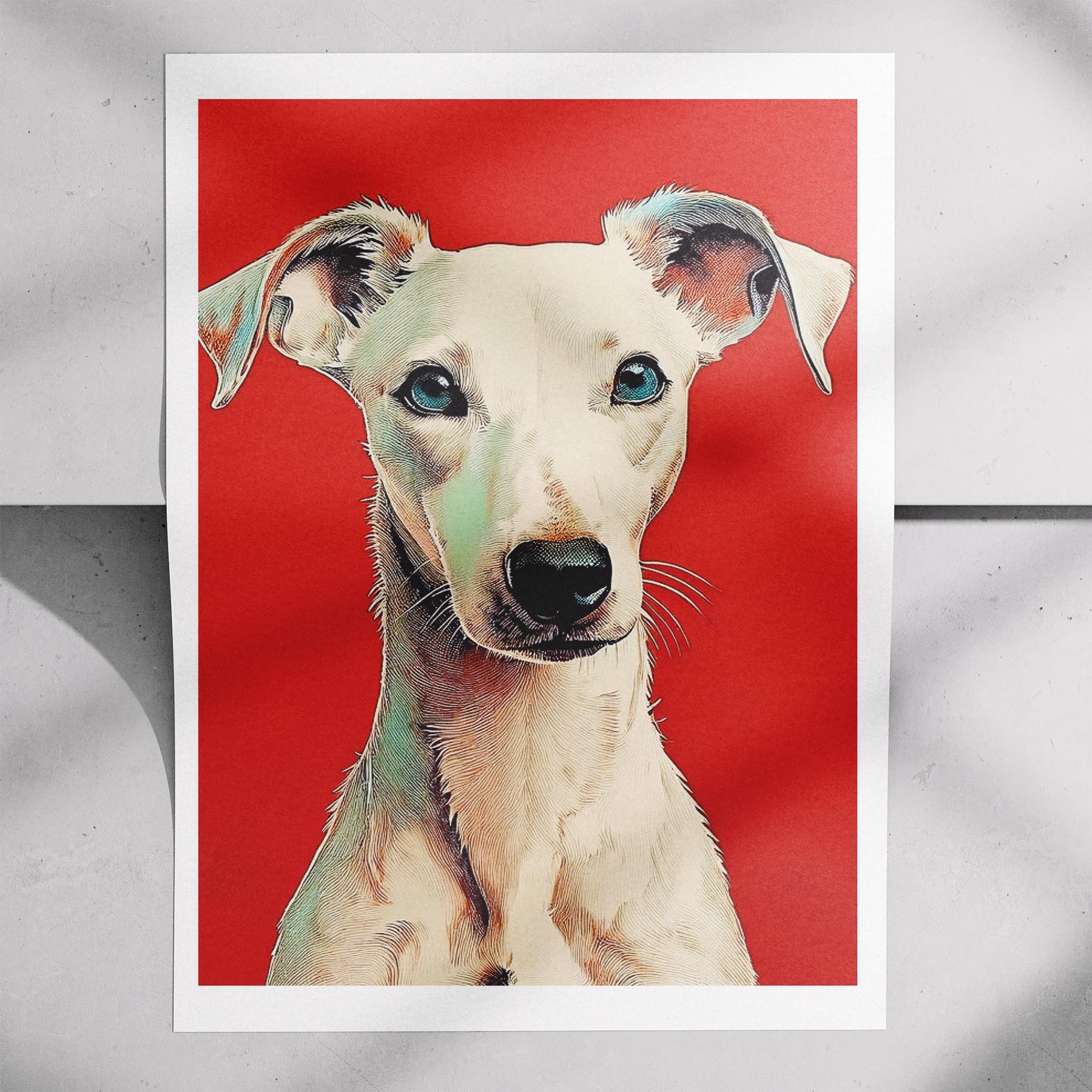 Whippet Red Dog Series image 7