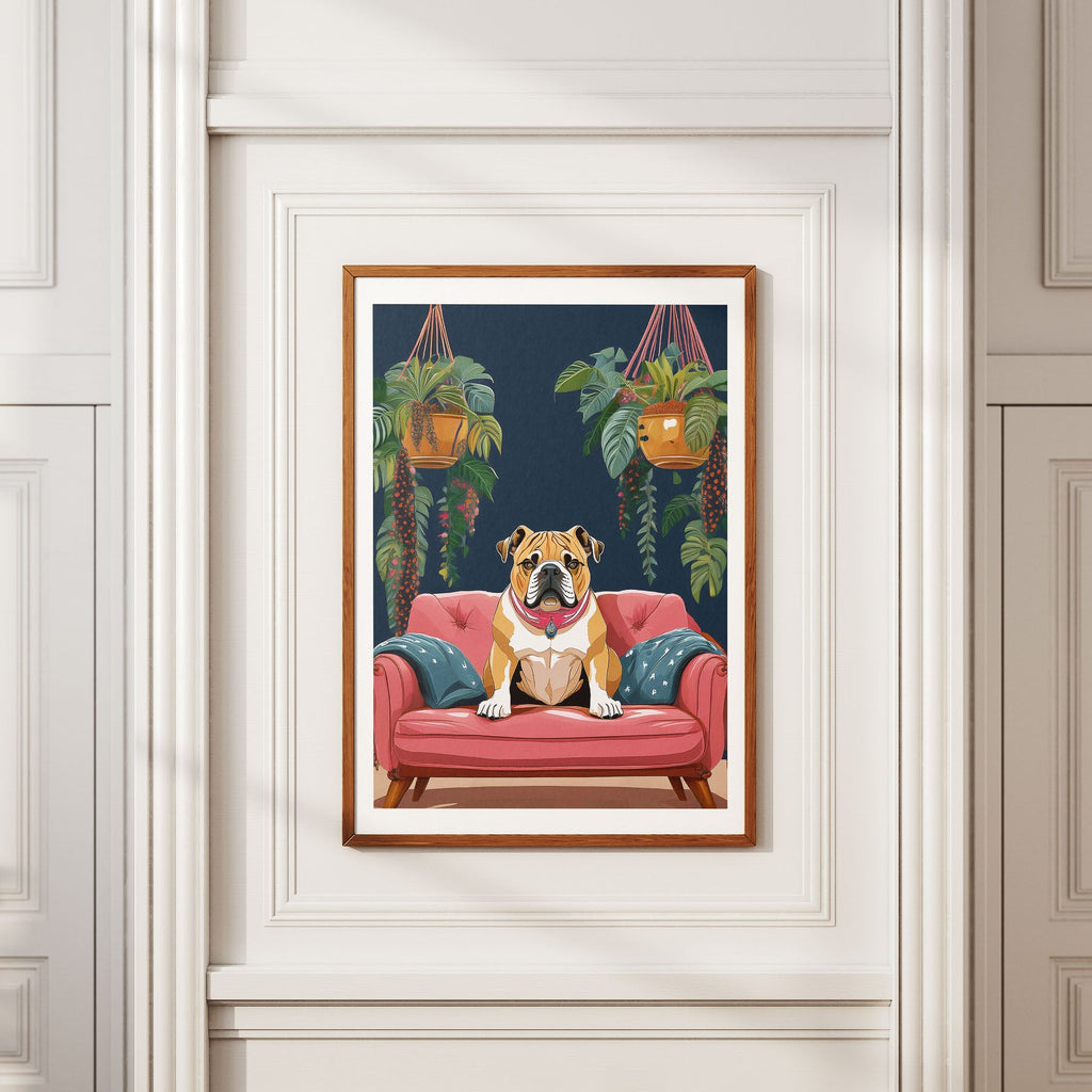 Bulldog Just Lounging Around image 2