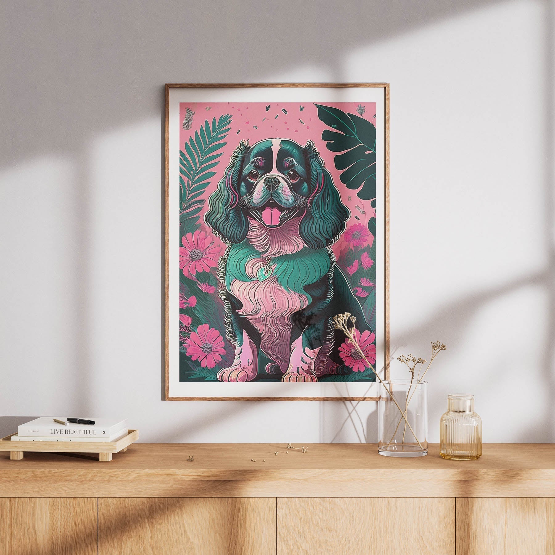 Cavalier King Charles Spaniel Flowery Dog image 8