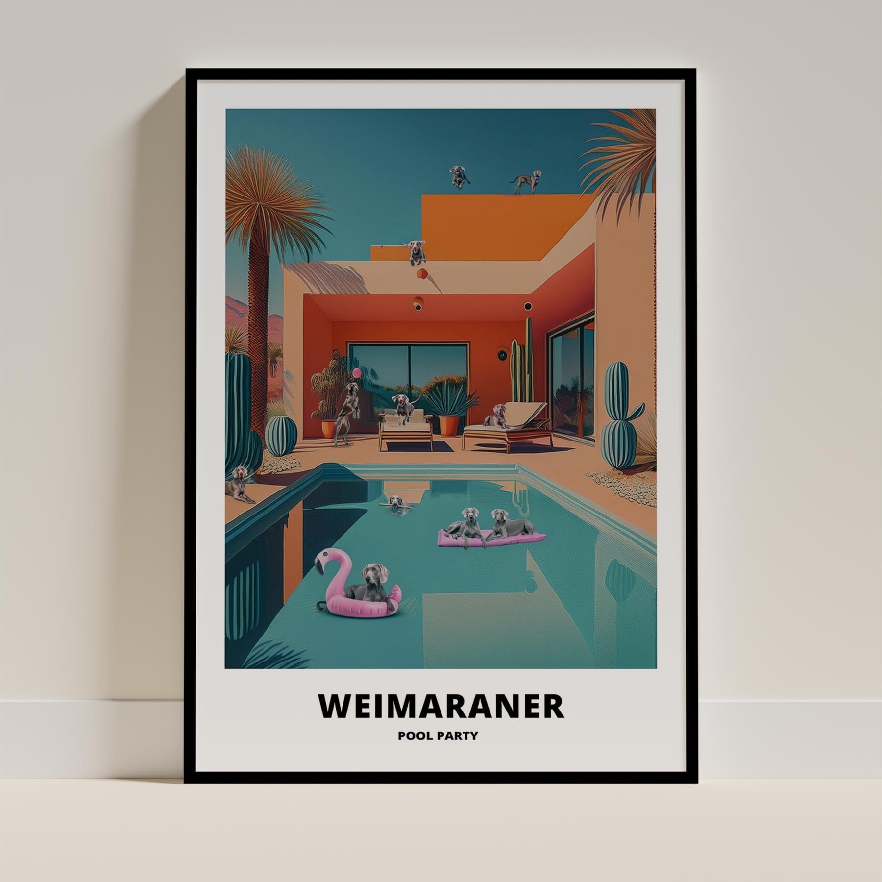 Weimaraner Pool Party image 15