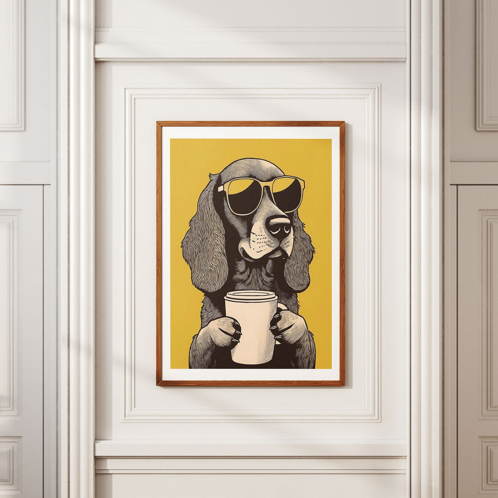 Cocker Spaniel Chillin Coffee Dog image 3