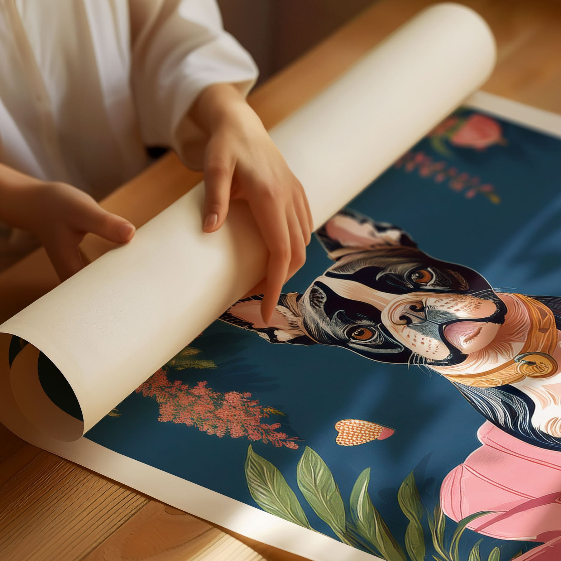 Boston Terrier Just Lounging Around 2 image 3