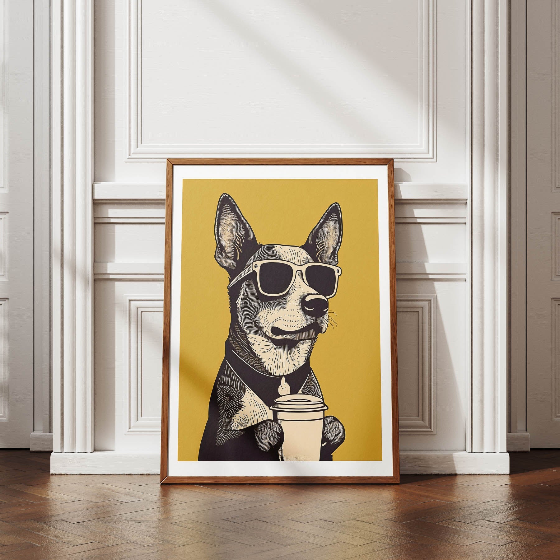 Cattledog Chillin Coffee Dog image 4