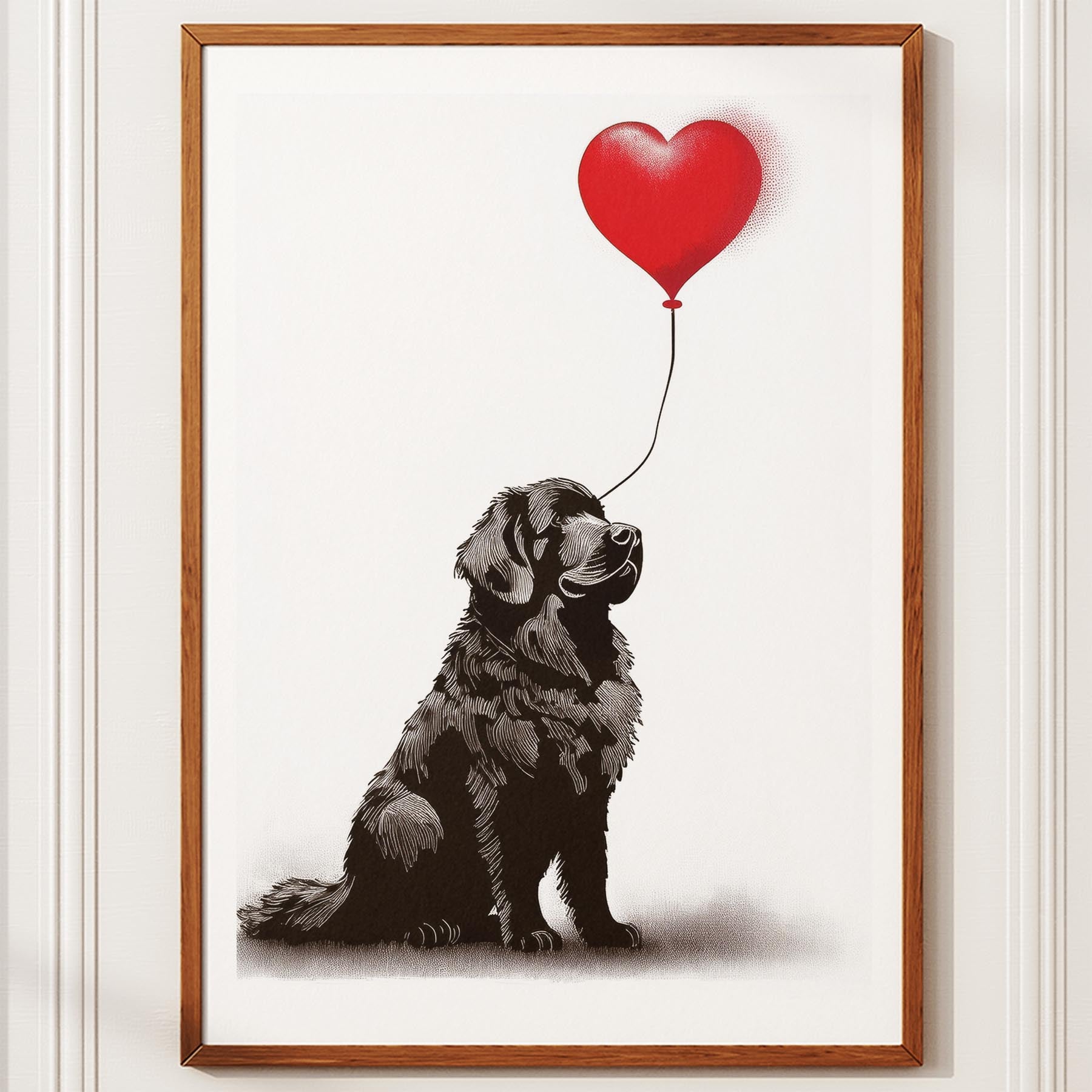 Newfoundland DOGSY Series inspired by the Art of Banksy image 10