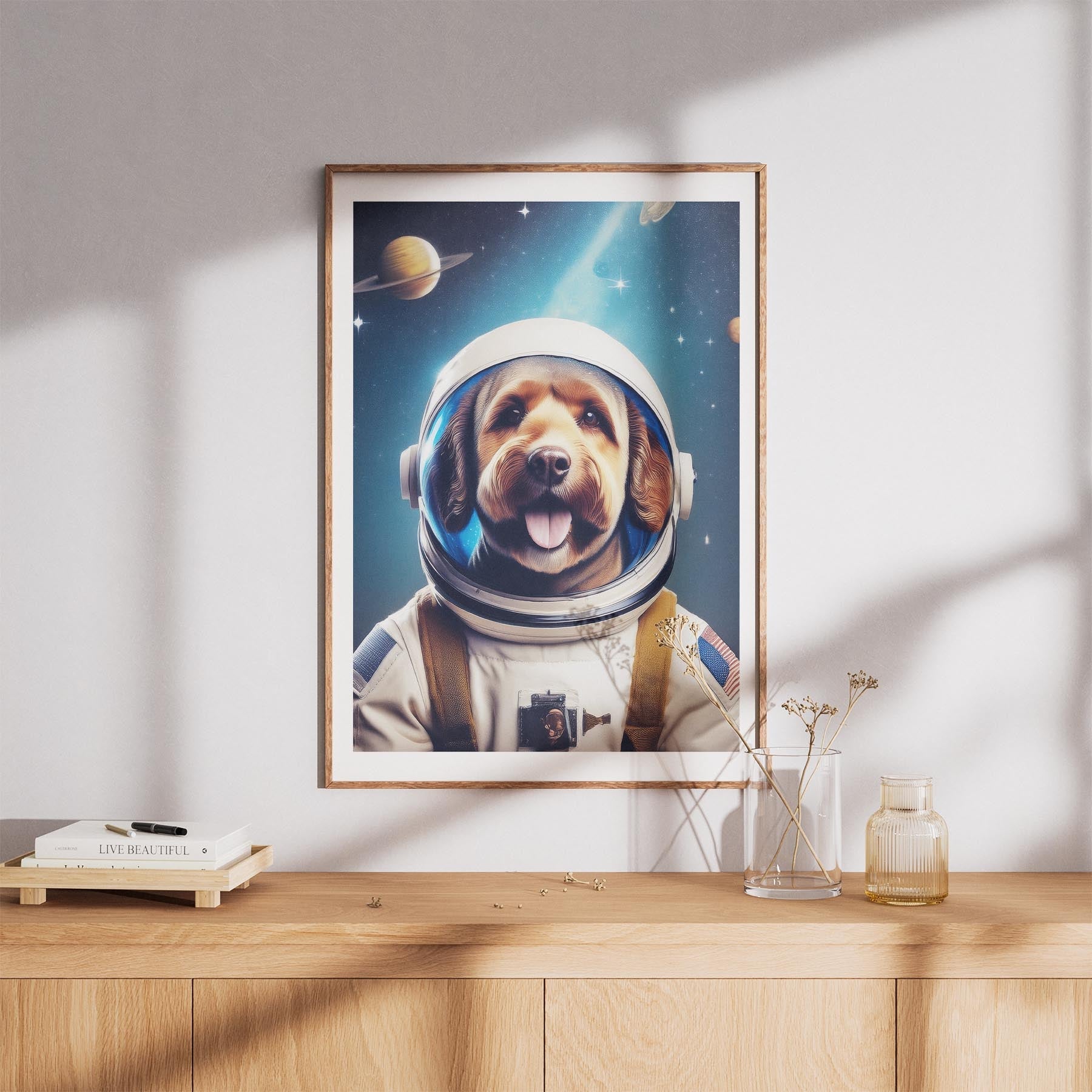 Spanish Water Dog Astronaut Dog Series image 8