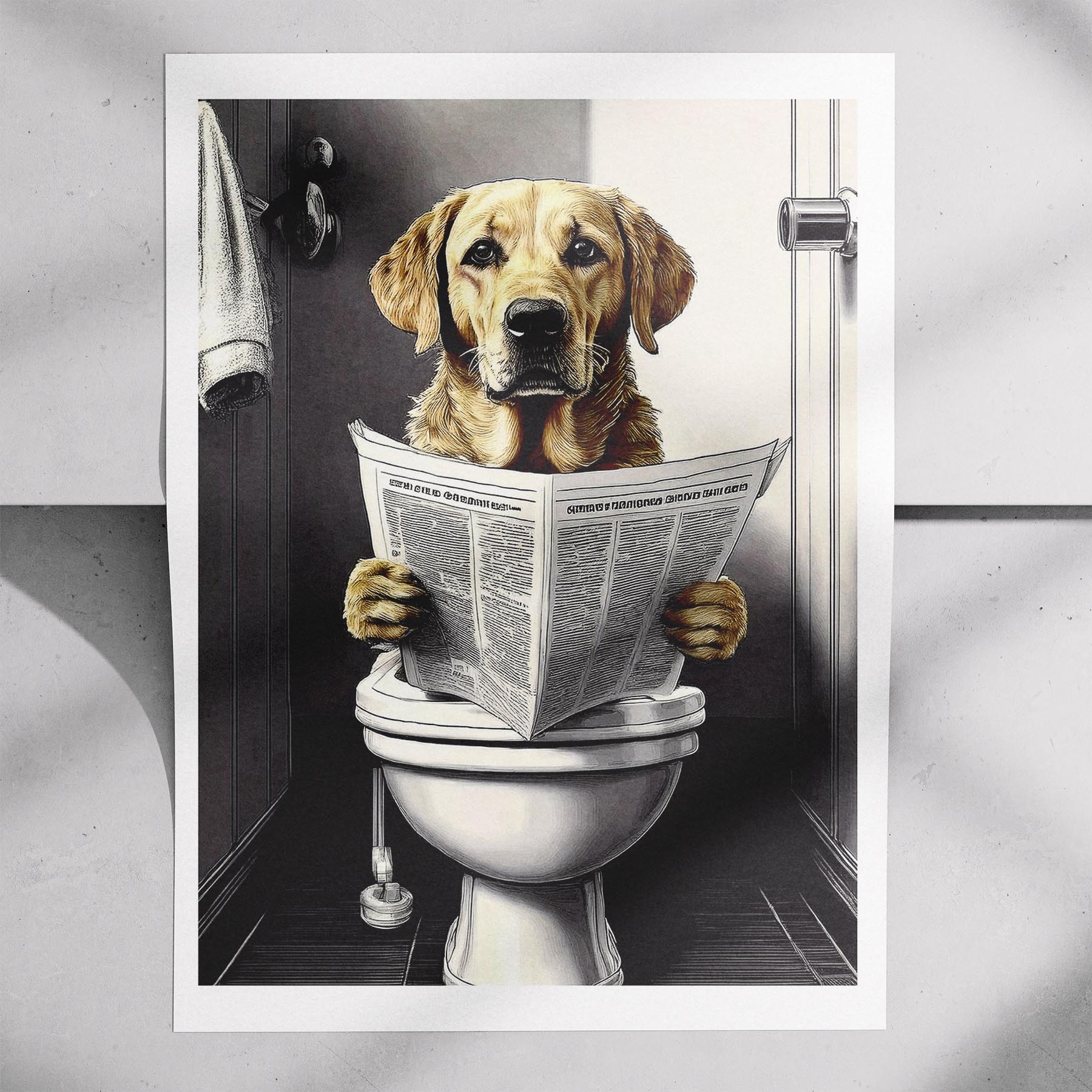 Labrador Retriever Toilet Humour Dog Series 4 image 7