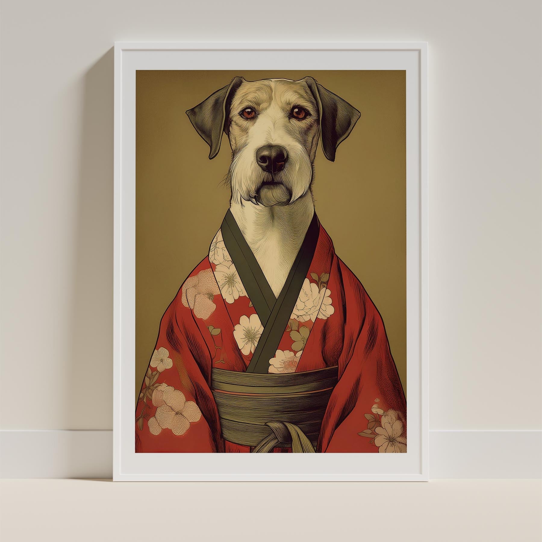Airedale Japanse Kimono Dog Series image 9