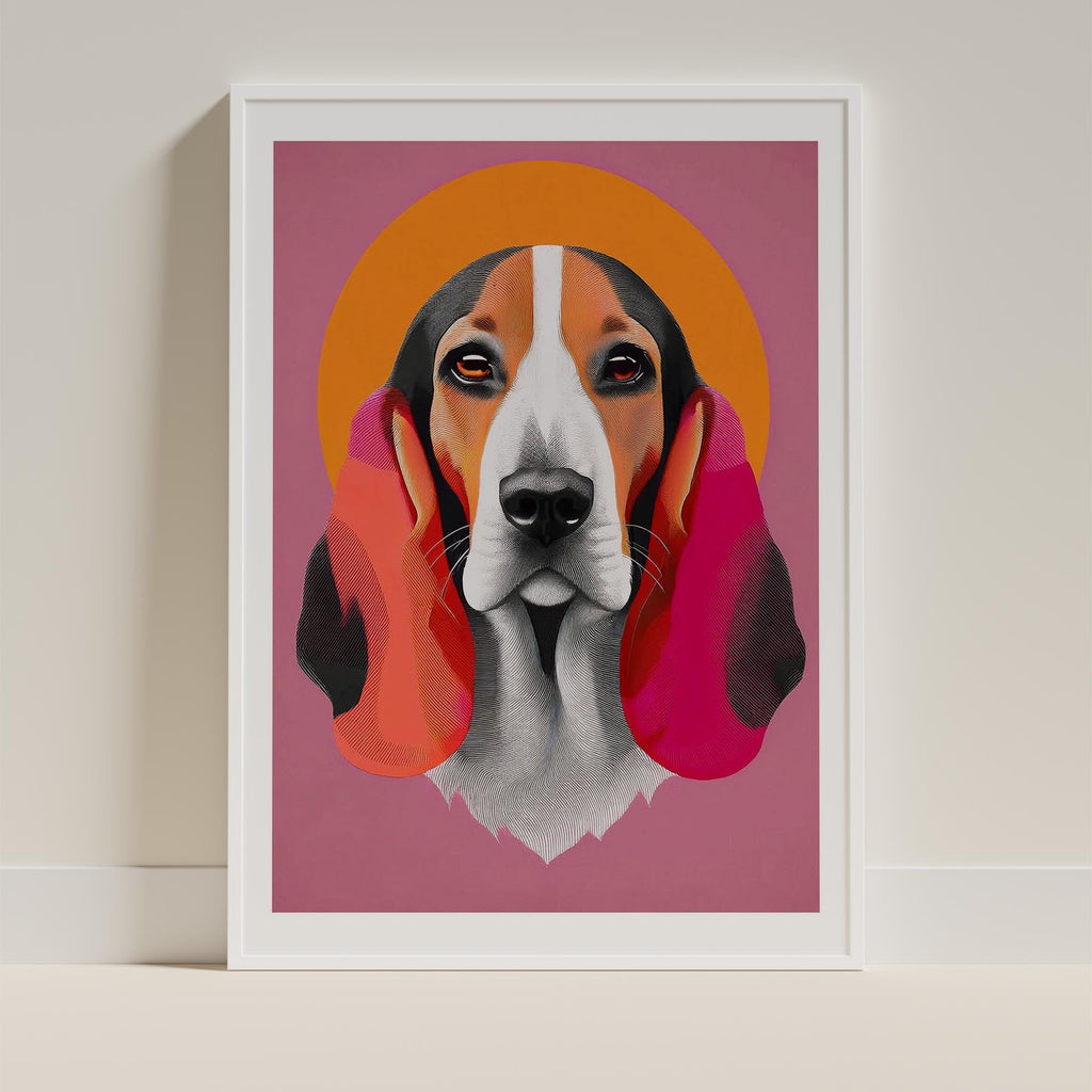 Basset Hound Modern Pop Dog Series image 9