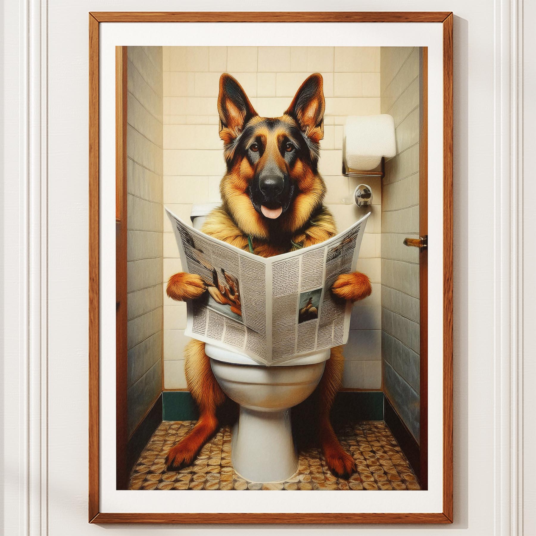 German Shepherd Toilet Humour Dog Series 2 image 10