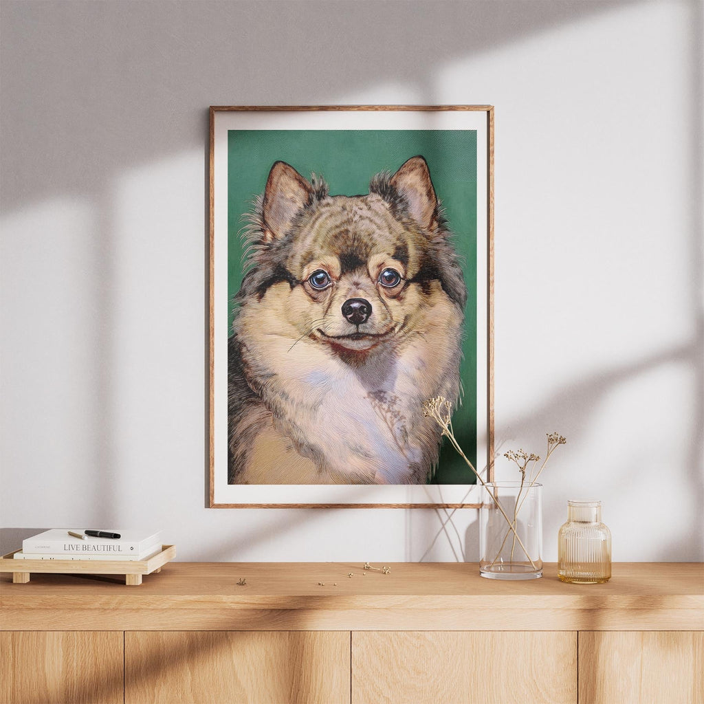 Pomeranian Green Painted Series image 8