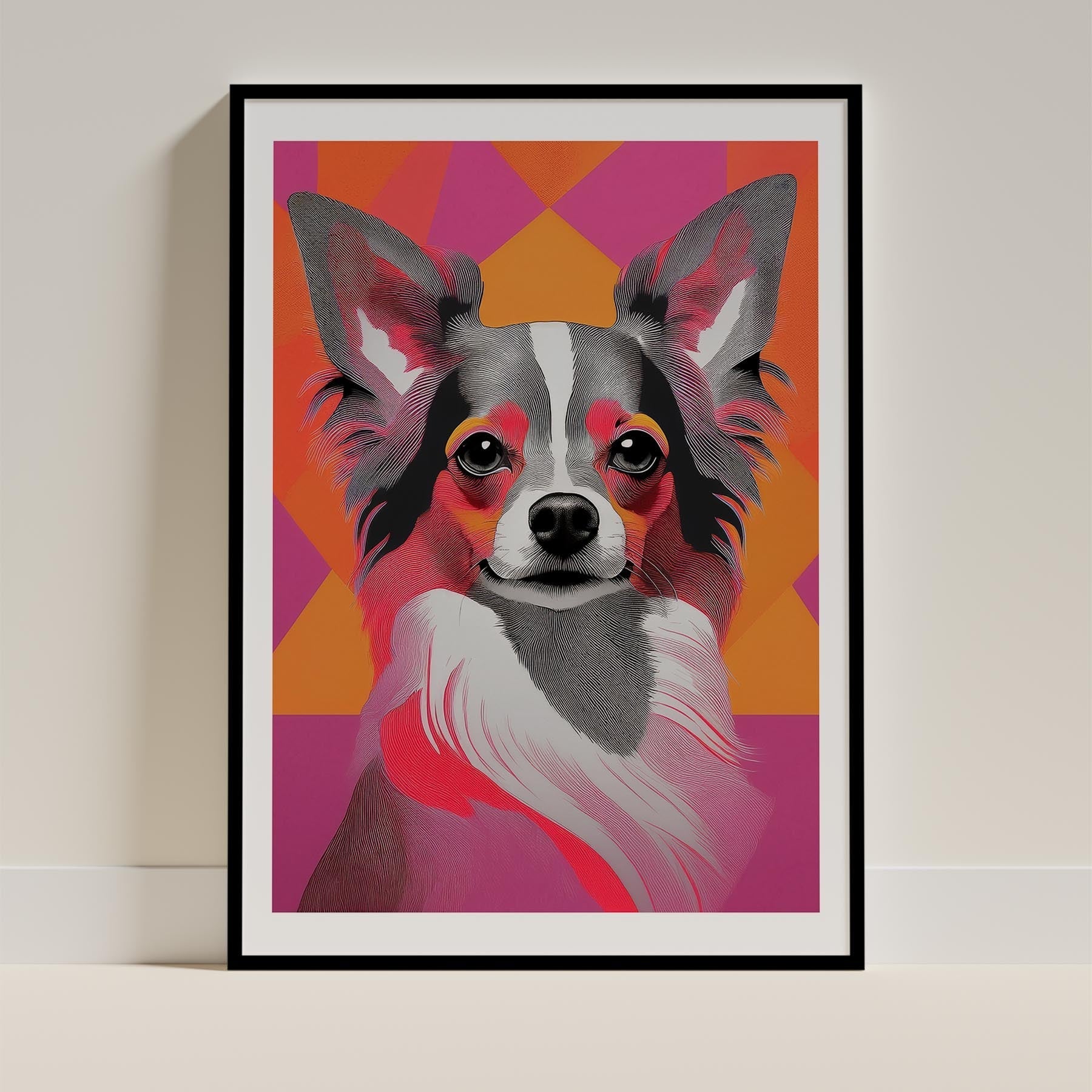 Papillon Modern Pop Dog Series image 0