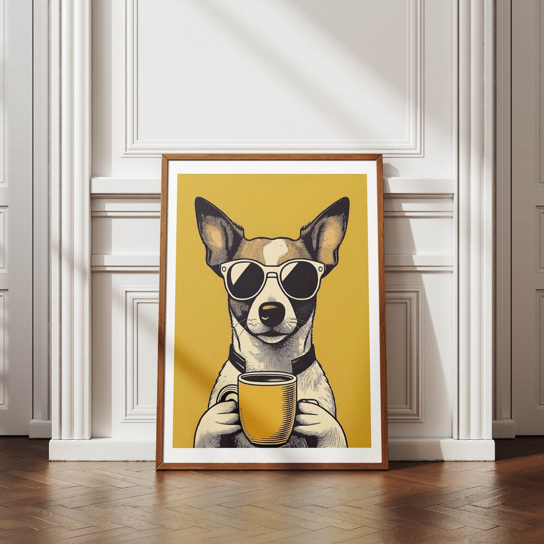 Jack Russell Chillin Coffee Dog image 4