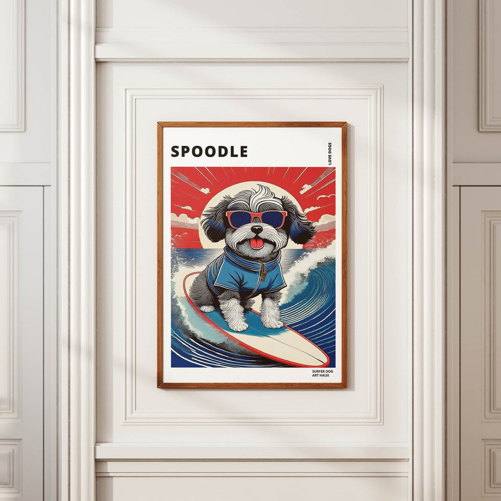 Spoodle Hokosai Surfer Dogs 1 image 2