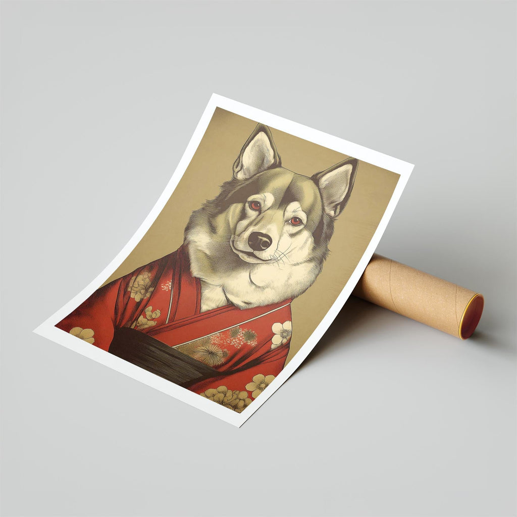Finnish Lapphund Japanse Kimono Dog Series image 6