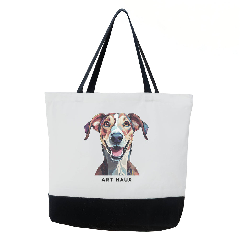 Greyhound Chic Graphic Art Bag image 0
