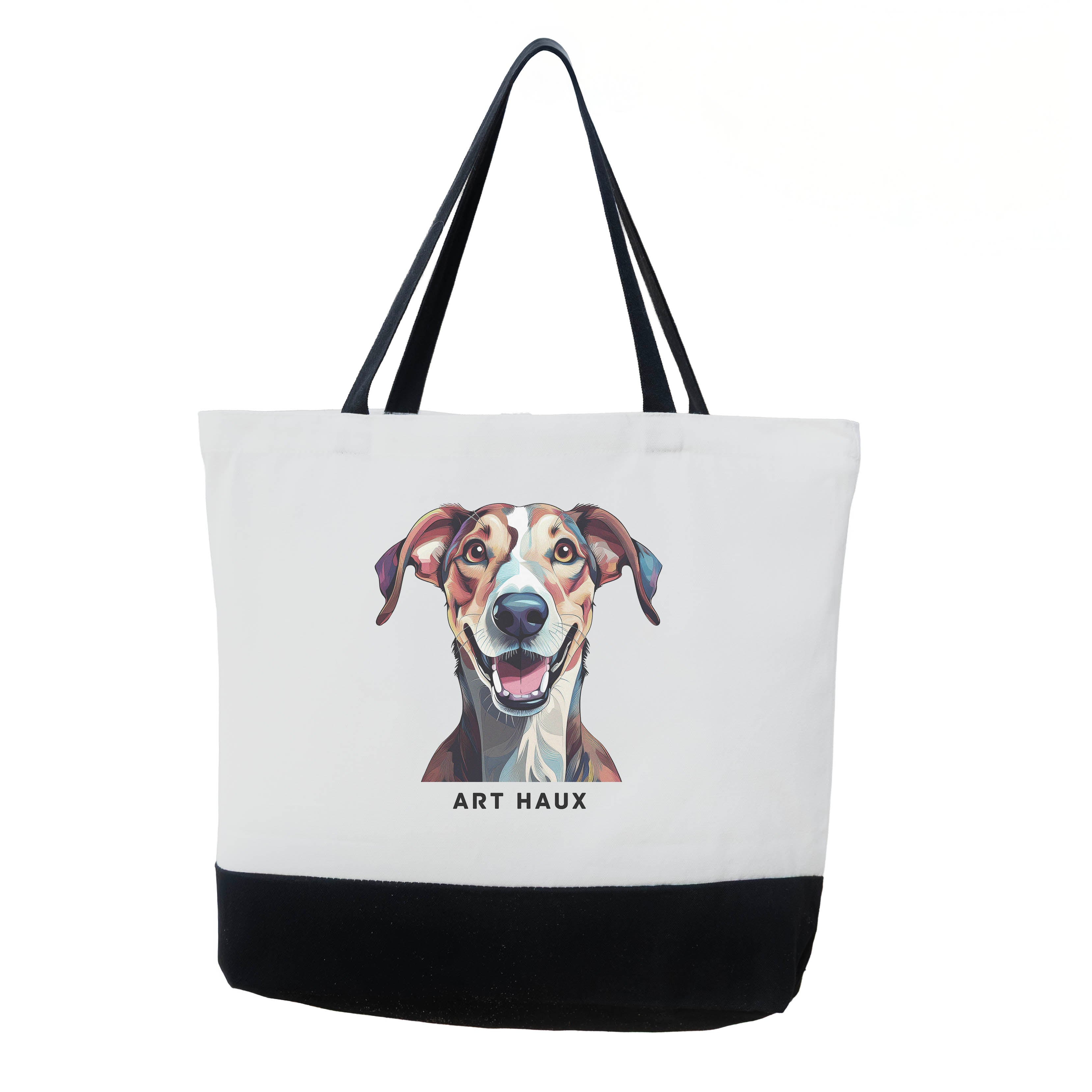 Greyhound Chic Graphic Art Bag image 0