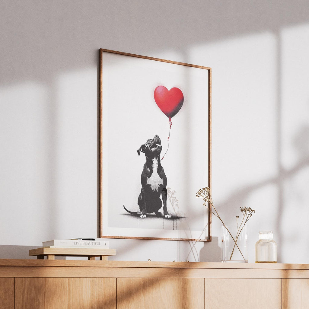 American Staffordshire Terrier DOGSY Series inspired by the Art of Banksy image 5